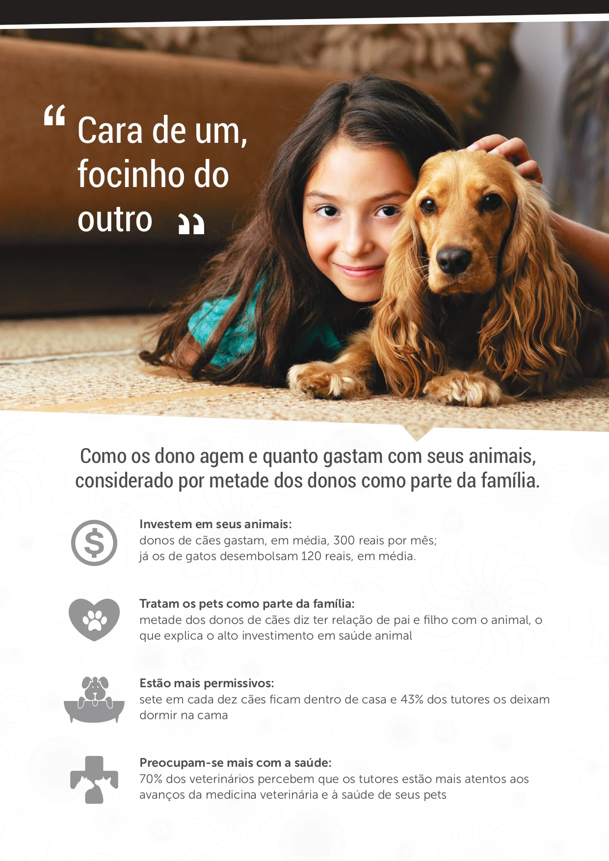Página do relatório sobre comportamento dos tutores e relação com seus pets